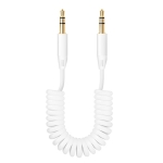 AUX аудио кабель 3.5 мм витой 1.2 м - Deppa - White