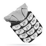 Русифицированная клавиатура для LG 1300 Silver