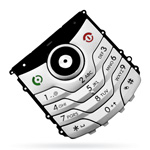 Русифицированная клавиатура для Motorola L2 Silver