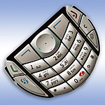 Русифицированная клавиатура для Nokia 6630 Silver