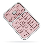 Русифицированная клавиатура для Nokia 7390 Pink