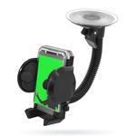 Держатель автомобильный для телефона - КПК - GPS - PSP на лобовое стекло и панель на гибкой штанге - 2