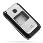 Корпус для Nokia 6125 Black-Silver - High Copy