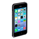 Чехол Alum Bumper для Apple iPhone 5 / 5S c защитной пленкой - Deppa - Black