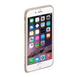 Чехол Alum Bumper для Apple iPhone 6 c защитной пленкой - Deppa - Gold
