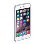 Чехол Alum Bumper для Apple iPhone 6 c защитной пленкой - Deppa - Silver