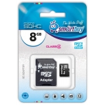Карта памяти Micro SDHC - SmartBuy - Class 4 - 8GB