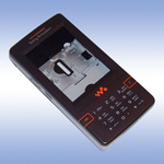 Корпус для Sony Ericsson W950 Brown - High Copy