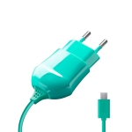 Сетевое зарядное устройство Micro USB - 1A - Deppa - Green