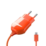 Сетевое зарядное устройство Micro USB - 1A - Deppa - Orange