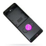 Корпус для Sony Ericsson W350 Black-Purple - High Copy