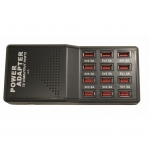 Универсальное сетевое зарядное устройство с 12-ю USB выходами - 12А - Palmexx - Black