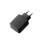 Универсальное сетевое зарядное устройство с двумя USB выходами - 3.4А - Deppa - Black