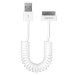 USB-кабель для подключения Apple (30 pin) к компьютеру - Deppa - витой - White