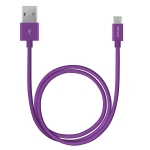 USB-кабель для подключения к компьютеру с разъемом Micro USB - Deppa - Violet